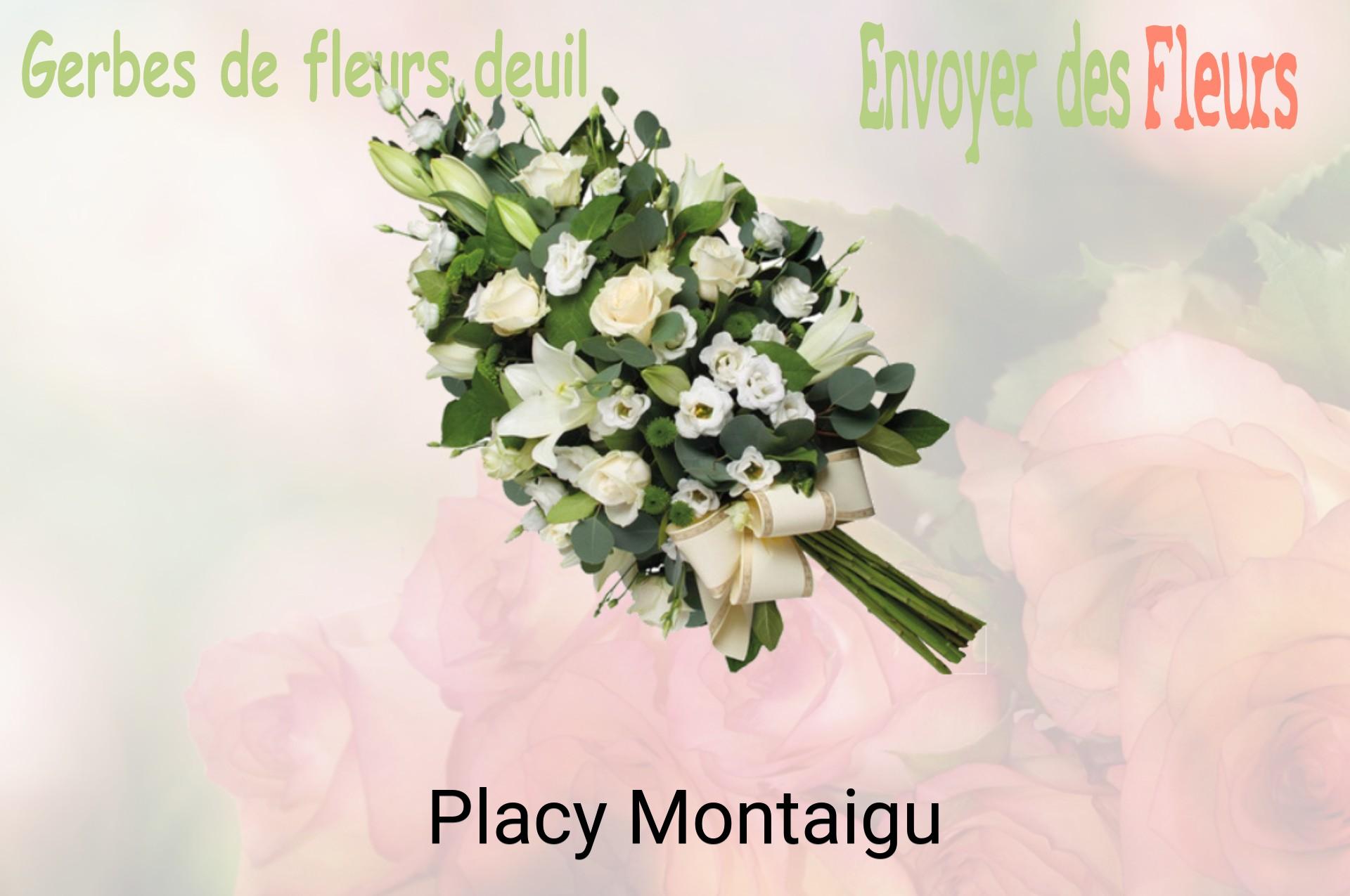 Gerbe de fleurs de deuil livrée à Placy-Montaigu